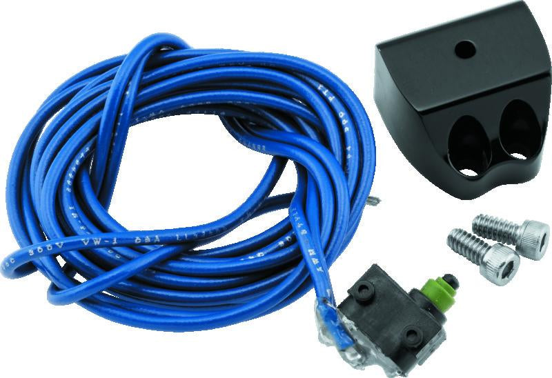 Performance Machine Brake Light Switch Assembly - Black Ano