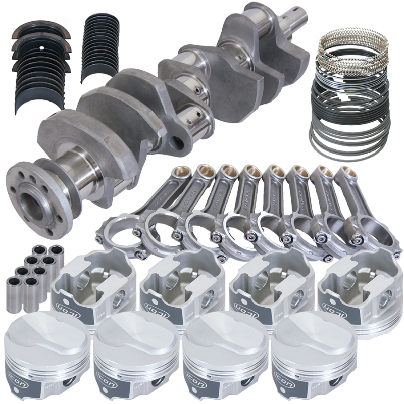 Eagle Chevy 454 4.000in Crank 6.135in I-Beam Rods Closed Chamber 4.320in Pistons Rotating Assembly