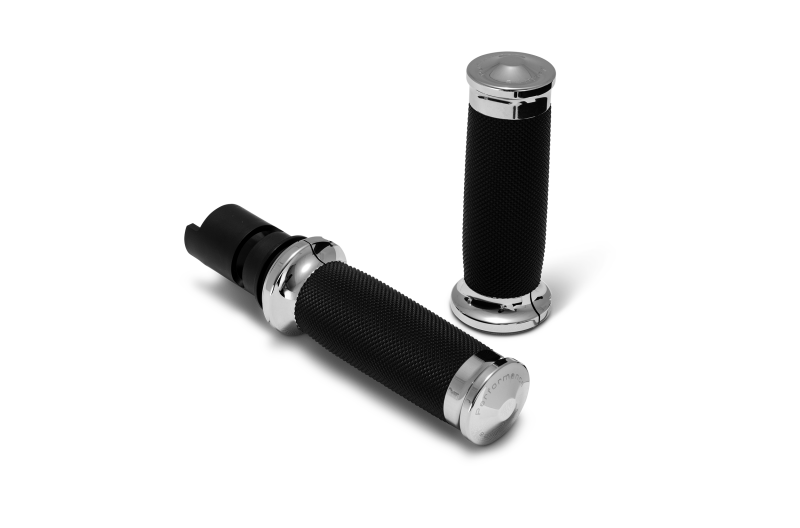 Performance Machine 24-25 Touring, 2025 Softail TBW Contour Handle Grip Set - Chrome