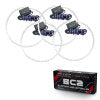 Oracle Jeep Grand Cherokee 05-10 Halo Kit - ColorSHIFT w/ BC1 Controller