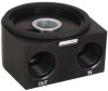 Moroso Universal Oil Filter Adapter - Sandwich - Oil Cooler - 22mm-1.5in Thread & 2-5/8in O-Ring