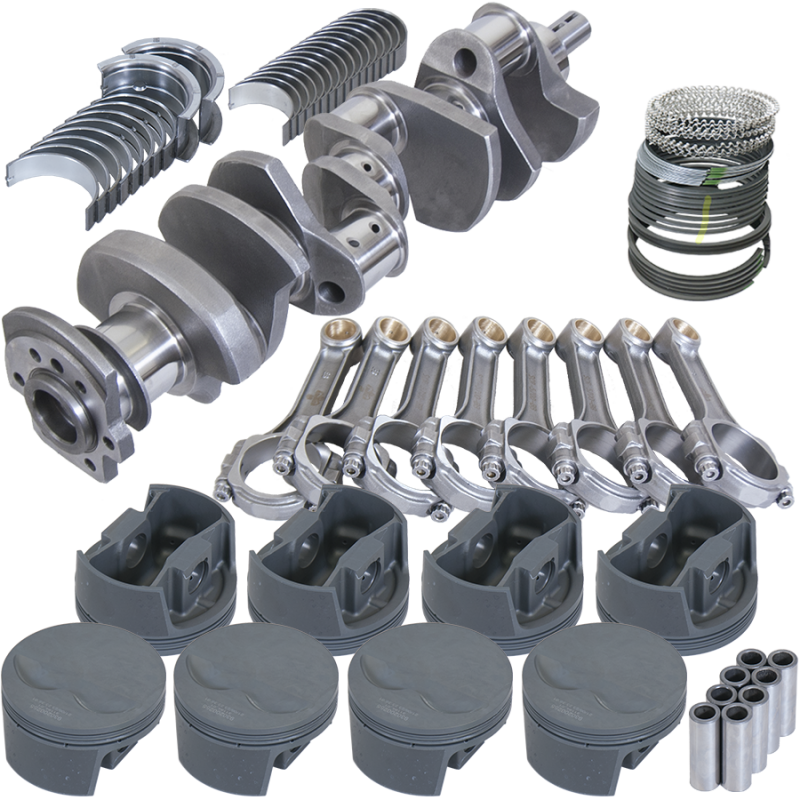 Eagle Chevy 400 3.750in Crank 5.700in I-Beam Rods -5cc Flat Top 4.125in Pistons Rotating Assembly