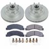 Power Stop 99-02 Ford F-350 Super Duty Front Z17 Coated Brake Kit