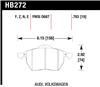 Hawk 00-06 Audi TT/00-06 TT Quattro 1.8L / 99-04 VW Golf GTI 2.8L Blue 9012 Race Front Brake Pads