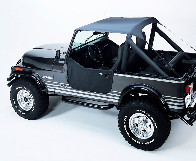 Bestop 76-86 Jeep Cj7 Traditional Bikini (Charcoal / Gray)
