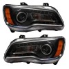 Oracle 11-14 Chrysler 300C SMD HL - Black - NON HID - DRL - w/ BC1 Controller