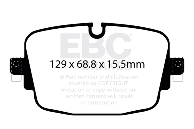 EBC Racing 20-24 Audi RS6 4.0TT Rear RP-1 Race Brake Pads