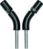 Kuryakyn Mirror Stem 3in Outward Extenders Black