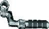Kuryakyn Small ISO Offset Highway Pegs With 1-1/4inch Clamp Chrome (Pair)