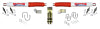 Skyjacker 1998-1999 Dodge Ram 1500 Steering Damper Kit