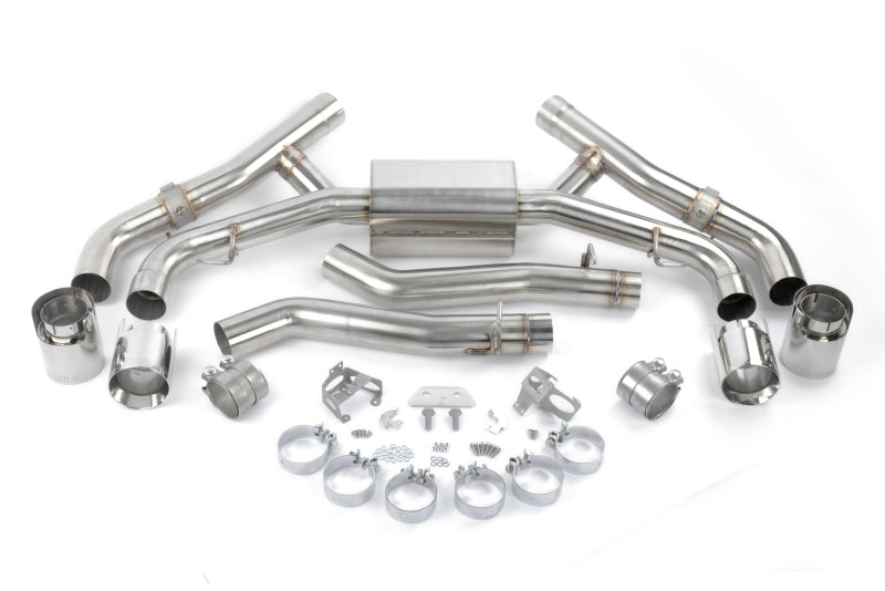 Dinan 20-26 BMW X5 M/X6 M (F95/F96) Valved Axleback Exhaust System - Polished Tips