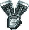 S&S Cycle 99-06 BT T111 Long Block Engine - Wrinkle Black