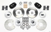 Wilwood Forged Dynalite Front Kit 11.00in 37-48 Ford Psgr. 360 Plate Mount