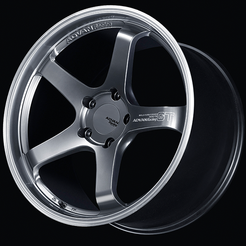 Advan GT for Porsche 20x8.5 / +50 Offset / 5x130 / Machining and Hyper Platinum Black