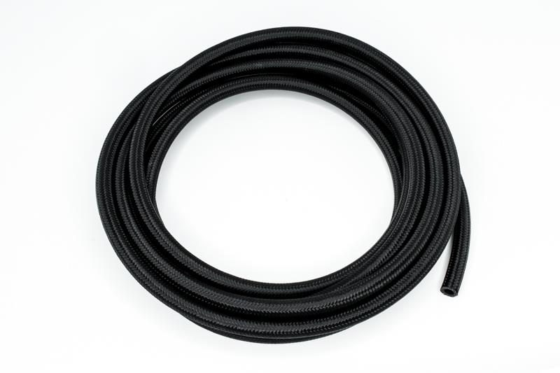 DeatschWerks 6AN Black Nylon Braided CPE Hose 20 Feet