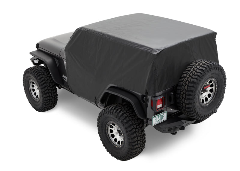 Bestop 07-18 Jeep Wrangler JK / 18-26 JL 2-Door All Weather Trail Cover (Black)