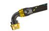 GReddy PRO/SPEC AN06 90 Degree Quick Release Hose End(s) Black/Gold