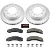 Power Stop 12-19 GMC Sierra 3500 HD Front Z17 Coated Brake Kit