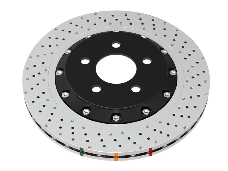 DBA 2020+ Chevrolet Corvette C8 Z51 Rear Cross Drilled 5000 Series Rotor