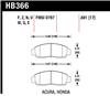 Hawk 2001-2003 Acura CL Type-S HPS 5.0 Front Brake Pads