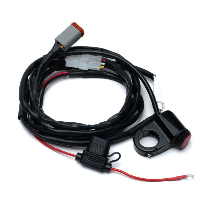 Baja Designs Squadron 2.0 Harness Wiring Harness & Switch / Off-Road Bikes 4-Pin Deutsch (Universal)