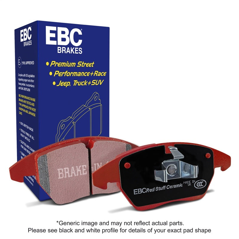 EBC 70-74 De Tomaso Pantera 5.7 Redstuff Front Brake Pads