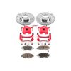 Power Stop 03-05 Honda Civic Front Z26 Street Warrior Brake Kit w/Calipers