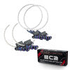 Oracle Toyota Tundra 14-17 Dual Halo Kit - ColorSHIFT w/ BC1 Controller