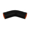 Mishimoto 3in. 45 Degree Silicone Coupler - Black