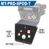 Rugged Radios Polaris RZR PRO XP/Turbo R/PRO R Dash Mount - Scosche M8RIX