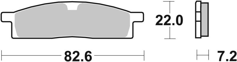 Brembo 19-24 Yamaha YZ 65cc Sinter Brake Pad - Front