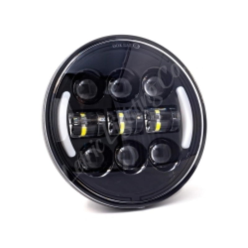 Letric Lighting 5.75in Integrated W/Switchbacks Turn Signal Black