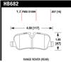 Hawk 05-09 Range Rover LR3 D1099 LTS Street Rear Brake Pads