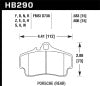 Hawk 97-99 Porsche Boxster 2.5L Base 4 Piston Caliper Rear ER-1 Brake Pads