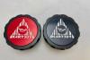Kartboy Subaru Oil Cap w/Black and Red Center Logo Inserts