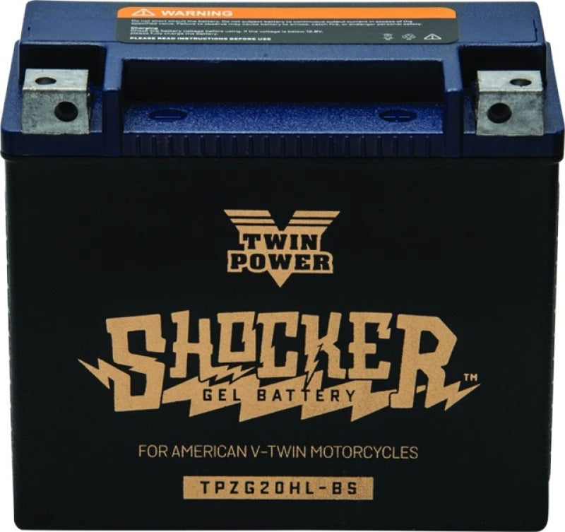 Twin Power YTX-20HL Shocker Gel Battery Replaces H-D 65989-97A 310 CCA