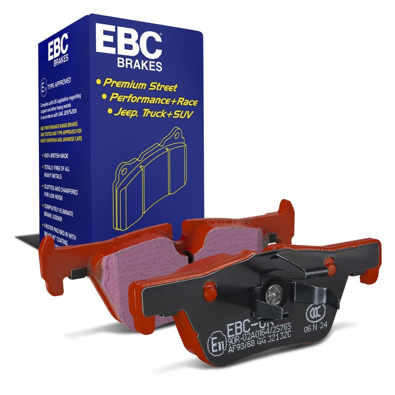 EBC 14+ BMW 228 Coupe 2.0 Turbo ATE calipers Redstuff Rear Brake Pads
