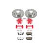 Power Stop 97-01 Honda Prelude Rear Z26 Street Warrior Brake Kit w/Calipers
