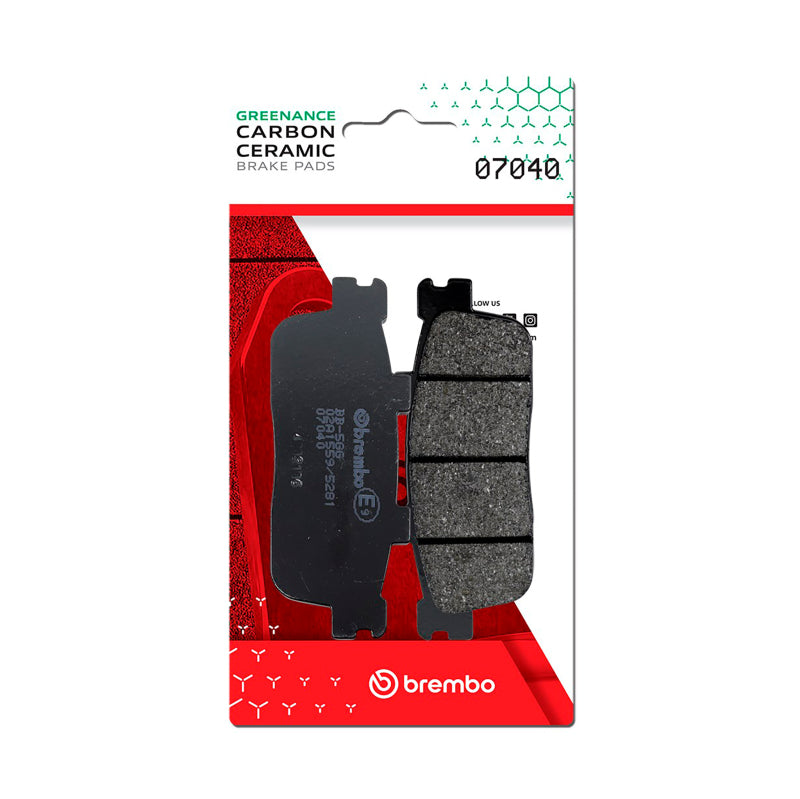 Brembo SYM Gts/SYM Wolf/SYM CruiSYM/TGB X-Motion Carbon Ceramic Brake Pad - Rear