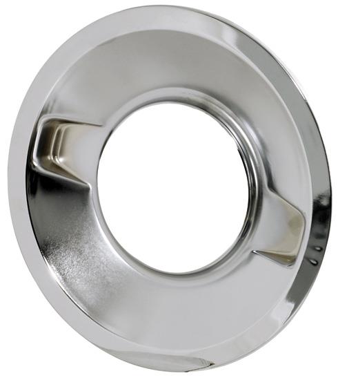 K&N BP 16in od 7-5/16 Flg 1in Drop Chromed Steel