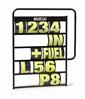 Sparco Pit Board Numbers