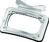 Kuryakyn Curved License Plate Mount Chrome