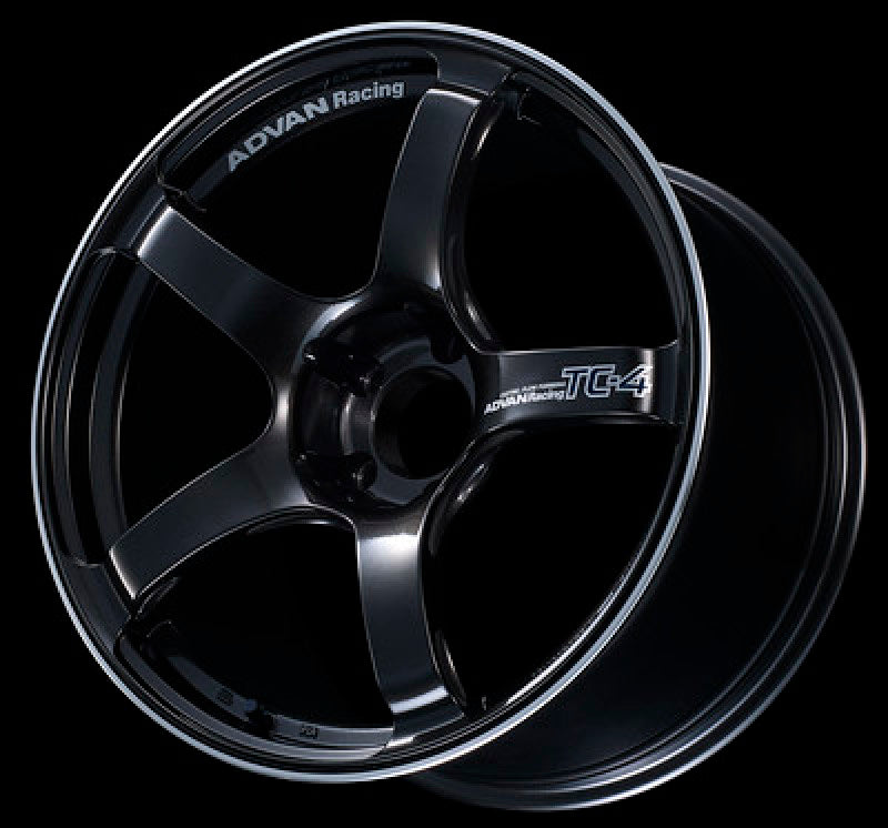 Advan TC4 17x8.0 +38 5x114.3 Black Gunmetallic and Ring Wheel