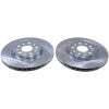 Power Stop 22-24 Jeep Grand Cherokee Front Drilled & Slotted Rotor - Pair