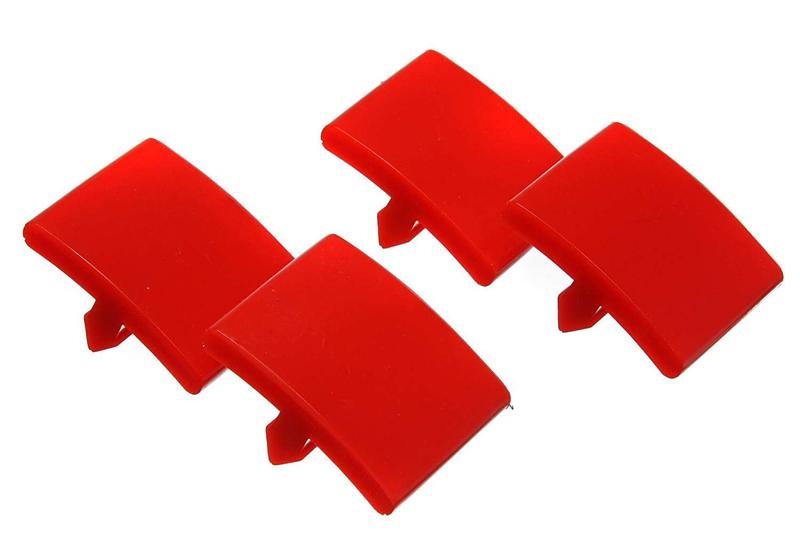 Energy Suspension 2005-07 Ford F-250/F-350 SD 2/4WD Rear Axle Bump Stop Set - Red