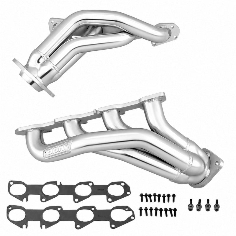 BBK 05-10 Dodge Hemi 6.1L Shorty Tuned Length Exhaust Headers - 1-7/8in Silver Ceramic