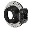 Wilwood 84-89 Porsche 911 D31 11.42in. Rear Brake Kit w/ Flex Lines - Drilled Rotors (Black)