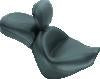 Mustang 10-13 Honda VT1300C Sabre, 10-16 Stateline, 10-15 Interstate Touring 1PC Seat - Black