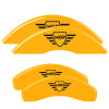 MGP 4 Caliper Covers Engraved Front & Rear MGP Yellow Finish Black Characters 2003 Acura RSX