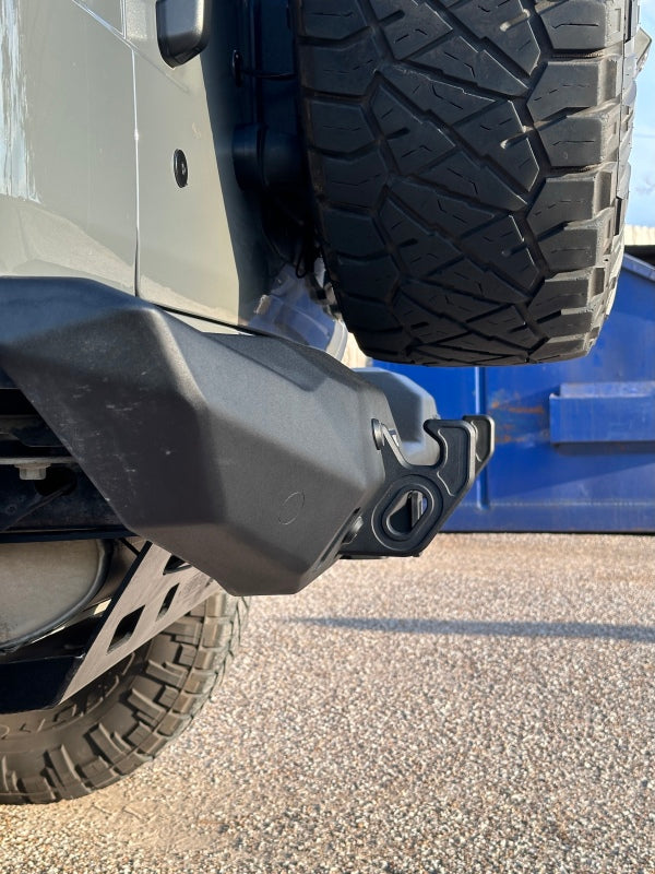 Rival 2018-2026 Jeep Wrangler JL  Rear Aluminum Stubby Bumper